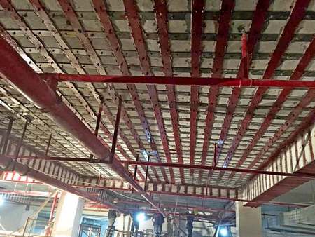 粘贴碳纤维布加固_中青修建加固